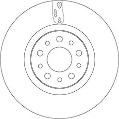 2x Bremsscheibe Vorderachse für FIAT TIPO Stufenheck Schrägheck Kombi