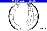 Bremsbackensatz Hinterachse für NISSAN RENAULT PRIMERA Hatchback KUBISTAR Kasten