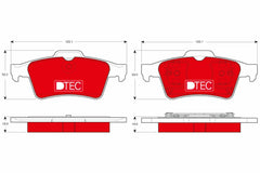 Bremsbelagsatz Scheibenbremse Hinterachse für FORD NISSAN OPEL RENAULT SAAB