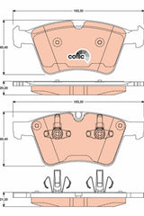 Bremsbelagsatz Scheibenbremse Vorderachse für MERCEDES-BENZ GL-KLASSE M-KLASSE