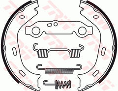 Bremsbackensatz Feststellbremse Hinterachse für MERCEDES-BENZ 123 Stufenheck