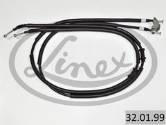 Seilzug Feststellbremse hinten für OPEL ASTRA H GTC TwinTop