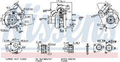 Turbolader Abgasturbolader für NISSAN RENAULT QASHQAI / +2 I X-TRAIL II III VAN