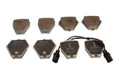 Bremsbelagsatz Scheibenbremse Vorderachse für AUDI VW A4 B5 Avant A6 C5 ALLROAD