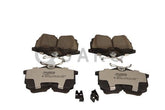 Bremsbelagsatz Scheibenbremse Hinterachse für HONDA ACCORD VI Hatchback VII