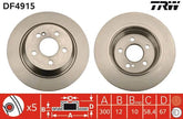 2x Bremsscheibe Hinterachse für MERCEDES-BENZ S-KLASSE SL