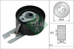 Spannrolle Zahnriemen für CITROËN FIAT FORD MAZDA PEUGEOT SUZUKI TOYOTA VOLVO
