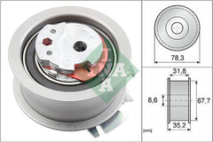 Spannrolle Zahnriemen für AUDI CHRYSLER DODGE MITSUBISHI SEAT SKODA VW JEEP A3