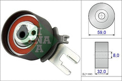 Spannrolle Zahnriemen für VOLVO C30 C70 II Cabriolet S40 S60 I Cross Country