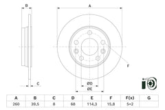 2x Bremsscheibe Hinterachse für RENAULT ZOE Kasten/Schrägheck