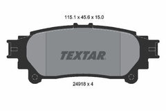 Bremsbelagsatz Scheibenbremse Hinterachse für TOYOTA LEXUS HIGHLANDER / KLUGER