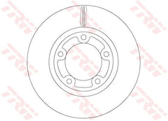 2x Bremsscheibe Vorderachse für KIA K2500 Pritsche/Fahrgestell