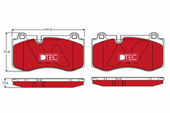 Bremsbelagsatz Scheibenbremse Vorderachse für MERCEDES-BENZ CLS E-KLASSE