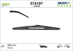 Wischblatt hinten für BMW CITROËN FORD MAZDA MERCEDES-BENZ MITSUBISHI OPEL
