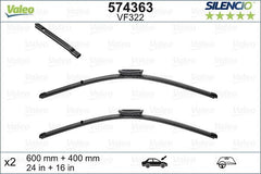 Wischblatt vorne für CITROËN DS PEUGEOT RENAULT C-ELYSEE C3 PICASSO DS3