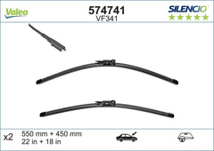 Wischblatt vorne für BMW FIAT 1 2 Cabriolet Coupe STILO Multi Wagon VAN