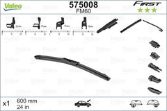 Wischblatt für ALFA ROMEO AUDI BMW CHRYSLER CITROËN DODGE FIAT FORD HONDA IVECO