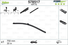 Wischblatt für CITROËN FORD PEUGEOT RENAULT DS C4 II DS4 DS5 Kasten/Schrägheck