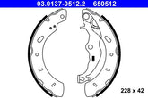 Bremsbackensatz Hinterachse für FORD B-MAX FOCUS III Stufenheck Turnier PUMA