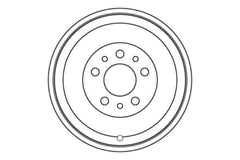 2x Bremstrommel Hinterachse für FIAT OPEL QUBO DOBLO Pritsche/Fahrgestell Kombi