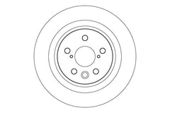 2x Bremsscheibe Hinterachse für TOYOTA LEXUS bZ4X NX II RZ