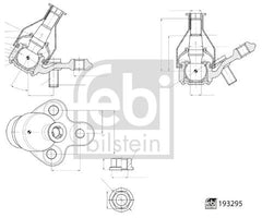 Trag Führungsgelenk Vorderachse für TOYOTA SUZUKI COROLLA Kombi Schrägheck