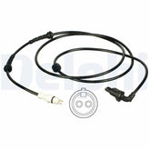 ABS Sensor Raddrehzahl Hinterachse rechts für RENAULT CLIO II THALIA I