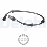 ABS Sensor Raddrehzahl Vorderachse für RENAULT TWINGO I Kasten/Schrägheck