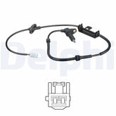 ABS Sensor Raddrehzahl Hinterachse rechts für HYUNDAI SANTA FÉ I Kasten/SUV