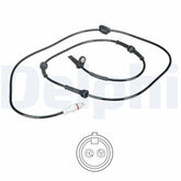 ABS Sensor Raddrehzahl Hinterachse rechts für FIAT PUNTO STILO Multi Wagon