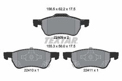 Bremsbelagsatz Scheibenbremse Vorderachse für MG ZS SUV