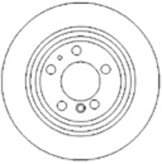 2x Bremsscheibe Hinterachse für BMW 7
