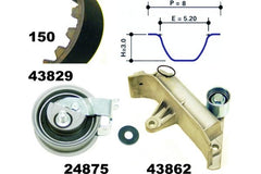 Zahnriemensatz für AUDI SEAT SKODA VW A3 A6 C5 Avant TT Roadster ALHAMBRA LEON