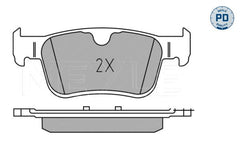 Bremsbelagsatz Scheibenbremse Hinterachse für VOLVO S60 III S90 II V60 Cross