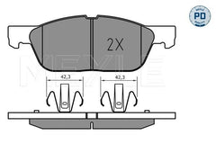 Bremsbelagsatz Scheibenbremse Vorderachse für FORD USA GALAXY III S-MAX MK VAN