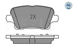 Bremsbelagsatz Scheibenbremse Hinterachse für OPEL INSIGNIA B Grand Sport