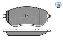Bremsbelagsatz Scheibenbremse Vorderachse für MERCEDES-BENZ NISSAN X-KLASSE