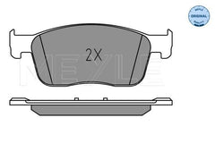 Bremsbelagsatz Scheibenbremse Vorderachse für CITROËN FIAT OPEL PEUGEOT TOYOTA