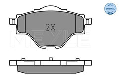 Bremsbelagsatz Scheibenbremse Hinterachse für CITROËN OPEL PEUGEOT VAUXHALL DS