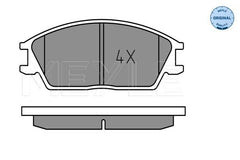 Bremsbelagsatz Scheibenbremse Vorderachse für HONDA HYUNDAI ACCORD III Aerodeck