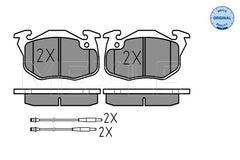 Bremsbelagsatz Scheibenbremse Vorderachse für CITROËN PEUGEOT AX C15 Kombi ZX