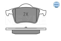 Bremsbelagsatz Scheibenbremse Hinterachse für VOLVO S60 I S70 S80 V70 II XC70
