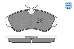 Bremsbelagsatz Scheibenbremse Vorderachse für CITROËN FIAT PEUGEOT JUMPER I