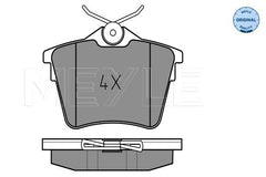 Bremsbelagsatz Scheibenbremse Hinterachse für CITROËN PEUGEOT C5 III Break