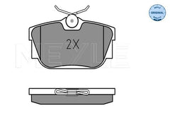Bremsbelagsatz Scheibenbremse Hinterachse für FORD SEAT VW GALAXY I ALHAMBRA