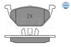 Bremsbelagsatz Scheibenbremse Vorderachse für AUDI SEAT SKODA VW A1 City Carver