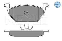 Bremsbelagsatz Scheibenbremse Vorderachse für AUDI SEAT SKODA VW A1 City Carver