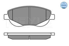 Bremsbelagsatz Scheibenbremse Vorderachse für TOYOTA AVENSIS Stufenheck Kombi