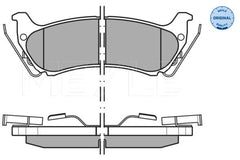 Bremsbelagsatz Scheibenbremse Hinterachse für MERCEDES-BENZ M-KLASSE