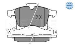 Bremsbelagsatz Scheibenbremse Vorderachse für OPEL ADAM ASTRA H Caravan GTC